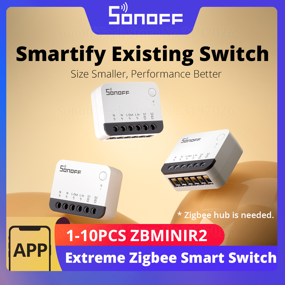 Sonoff Basic - SONOFF ZBMINIR2 Zigbee Smart Switch Detach