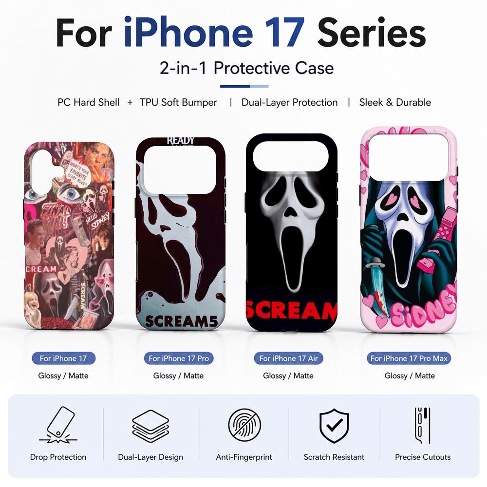 Shelly - Fear Scream Movie Cover Phone Case