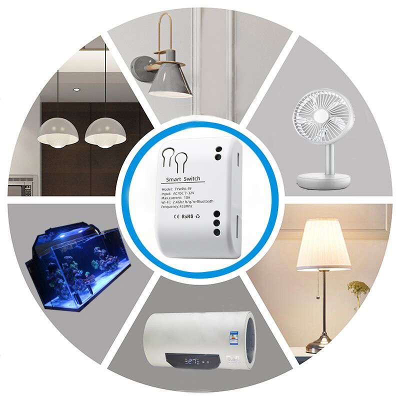Zigbee Relay Breaker 7-32V 85- - đánh giá và giá Tuya 4 Channel