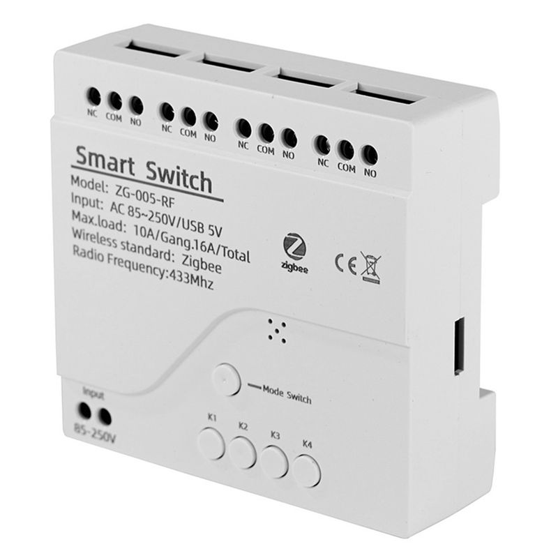 [NEWA08R】 4 Channels Tuya Zigb - đánh giá và giá Smart Relay Tuya