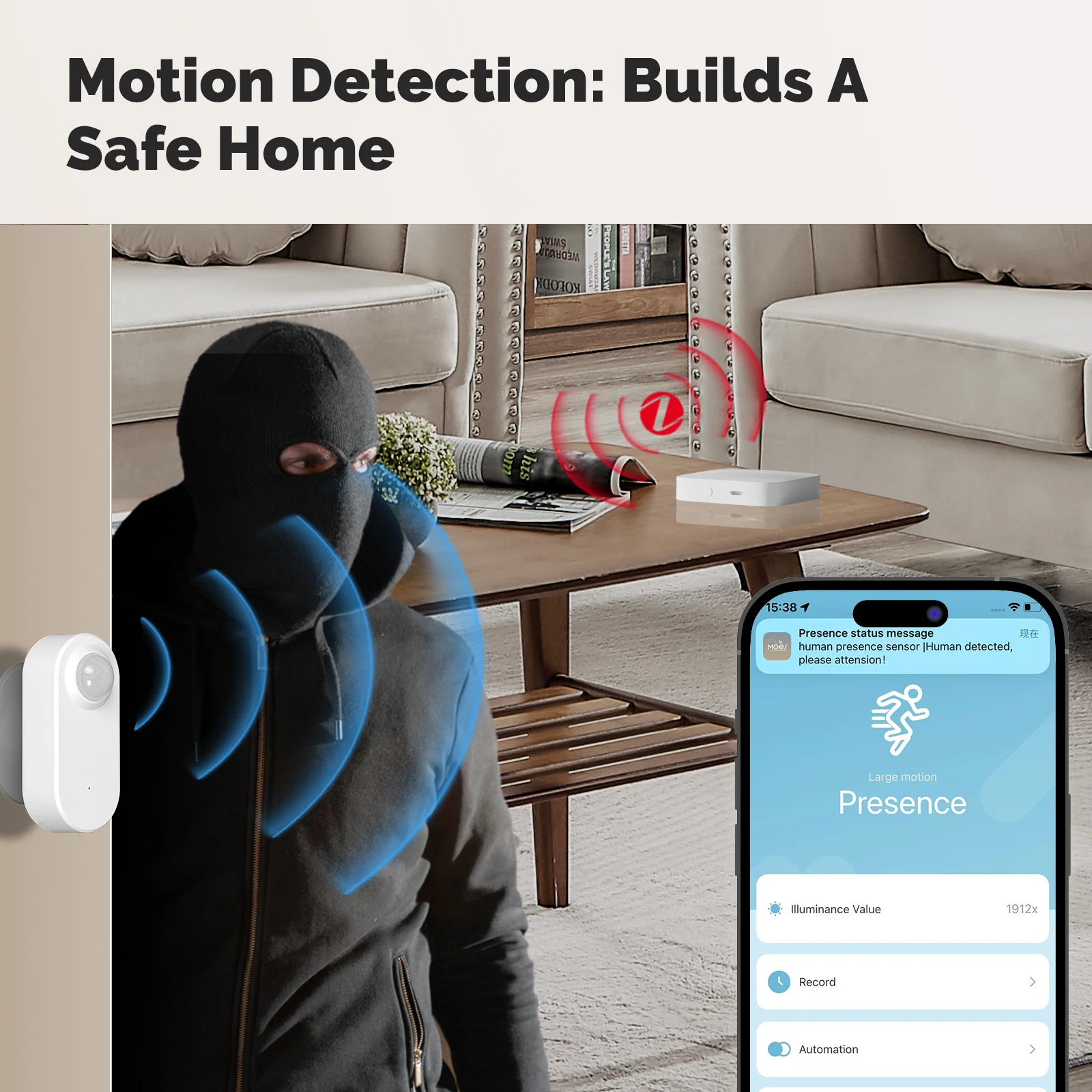 MOES Tuya ZigBee Human Presenc - đánh giá và giá Tasmota