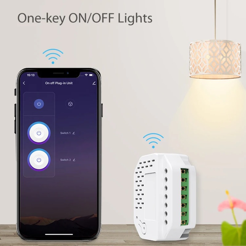 Matter Light Switch Module 2Ga - đánh giá và giá Smart Relay Tuya