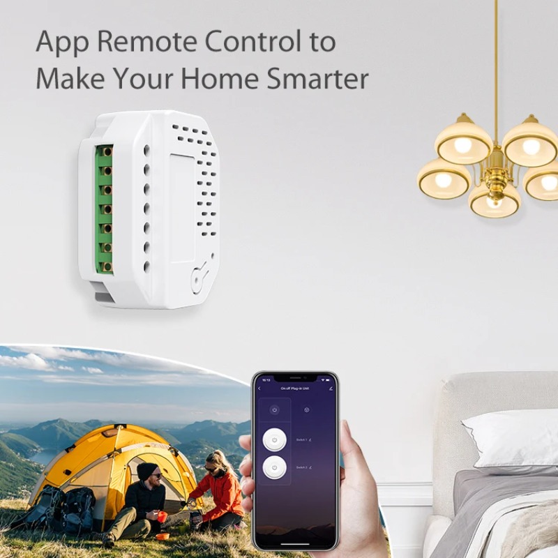 Matter Light Switch Module 2Ga - đánh giá và giá Smart Relay Tuya