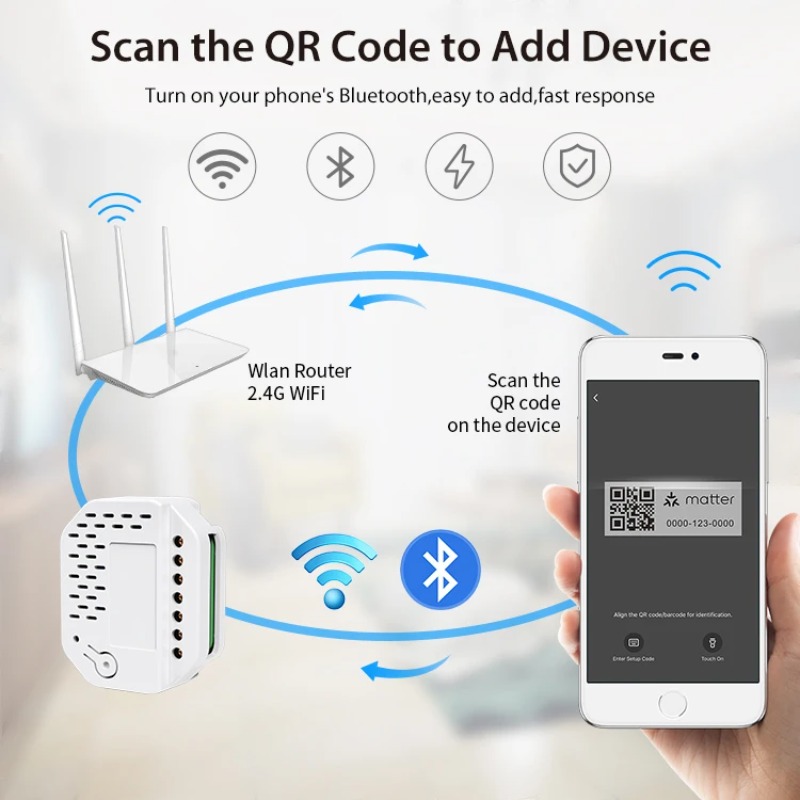 Matter Light Switch Module 2Ga - đánh giá và giá Smart Relay Tuya