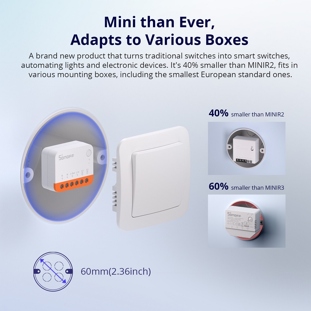 Sonoff Mini R4 Extreme Wifi Sm - đánh giá và giá Sonoff Mini R4